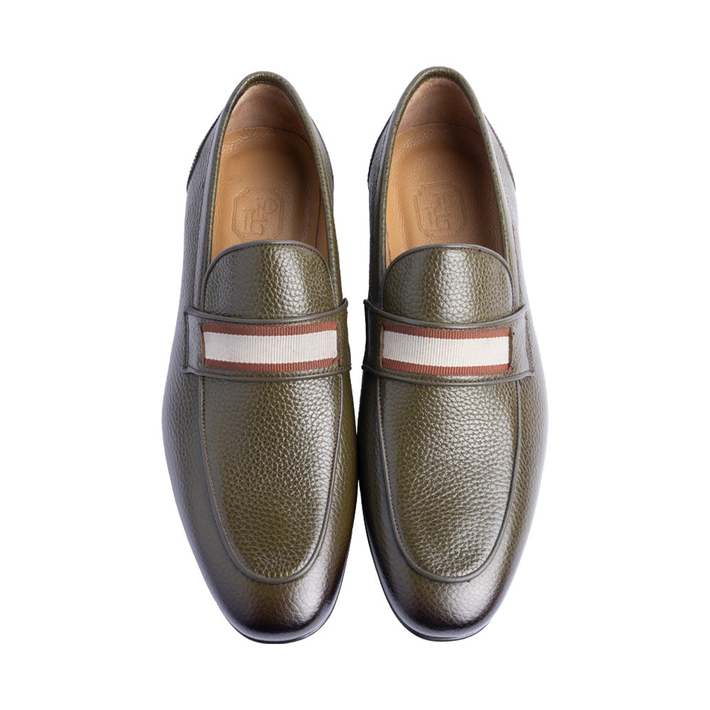 P00081 Depp with Contrast Strap-Green