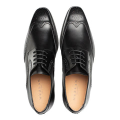 Tasso Wing Tip Derby Black By Mezlan Made In Spain Brand