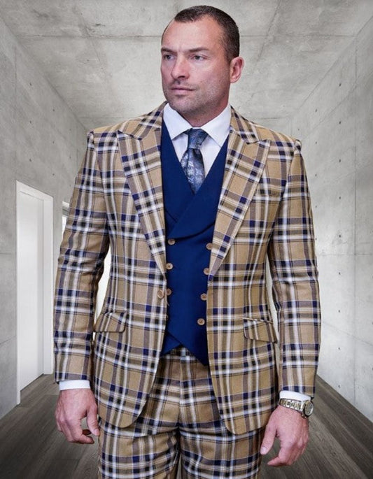 Khaki Suit Collection - Premium Khaki Suit at alligatorwarehouse.com
