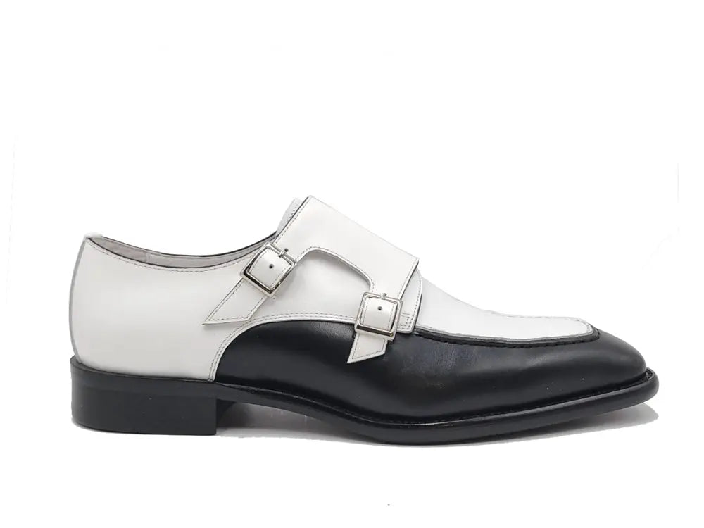 Double Monk Strap Two Tone 7 KS509-45TBLUEWHITE75  - from alligatorwarehouse.com