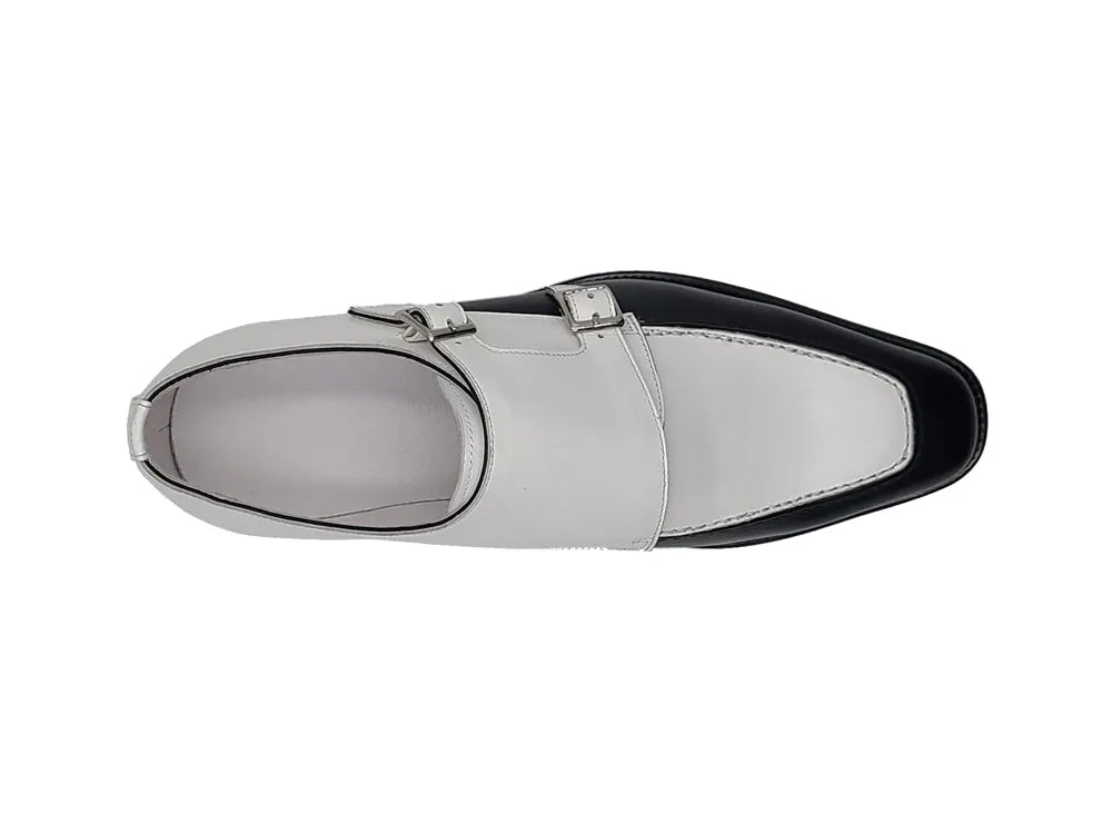 Double Monk Strap Two Tone 10 KS509-45TBLUEWHITE75  - from alligatorwarehouse.com