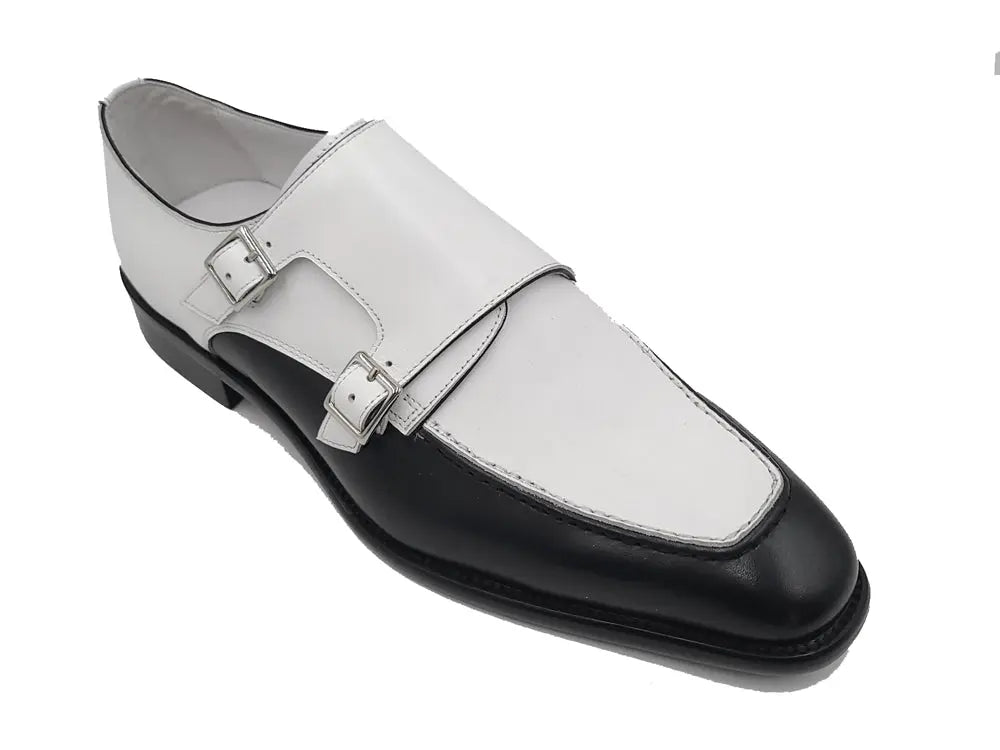 Double Monk Strap Two Tone 9 KS509-45TBLUEWHITE75  - from alligatorwarehouse.com