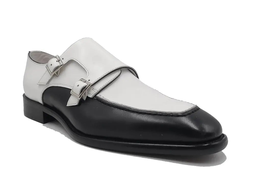 Double Monk Strap Two Tone 8 KS509-45TBLUEWHITE75  - from alligatorwarehouse.com