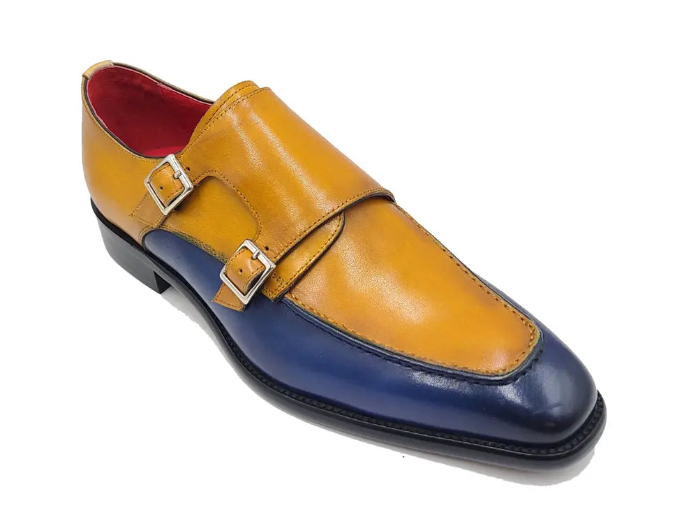 Double Monk Strap Two Tone 21 KS509-45TBLUEWHITE75  - from alligatorwarehouse.com