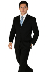 Mens Classic 3 button 2 Piece Suit in Navy