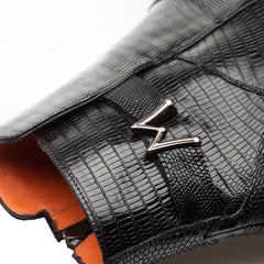 Peninsula Lizard Emblem Boot Black By Mezlan Made In Spain Brand