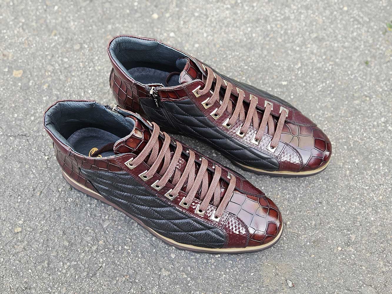 Embossed Alligator High Top Embossed Alligator High Top