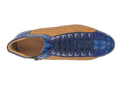 Embossed Alligator High Top 16 KB626-13ECHESTNUT10  - from alligatorwarehouse.com