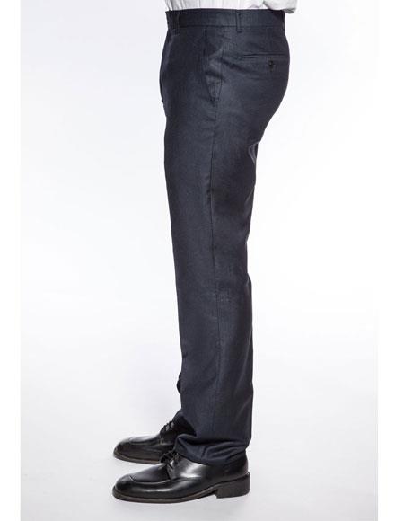 Extra Slim Fit Navy Blue Suit for Men – Sleek Look for Prom or Wedding