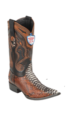 Bota de Pitón Original Horma Punta Aladino Wild West