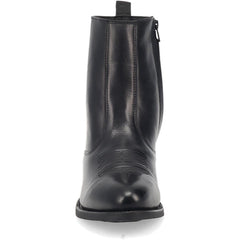 Laredo Fletcher Black Leather Round Toe Boots for Men