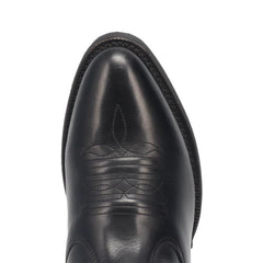 Laredo Fletcher Black Leather Round Toe Boots for Men