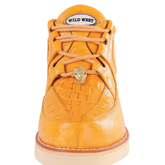 Men's Wild West Boots Caiman and Smooth Ostrich Skin Shoe 2ZA052802