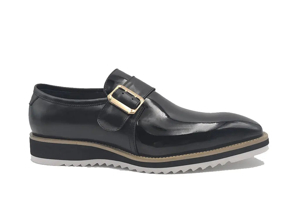 Gorgeous Patent Leather Monkstrap Slip on 32 KS515-38PPURPLE75  - from alligatorwarehouse.com