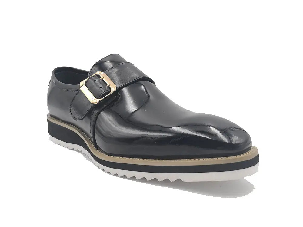 Gorgeous Patent Leather Monkstrap Slip on 34 KS515-38PPURPLE75  - from alligatorwarehouse.com