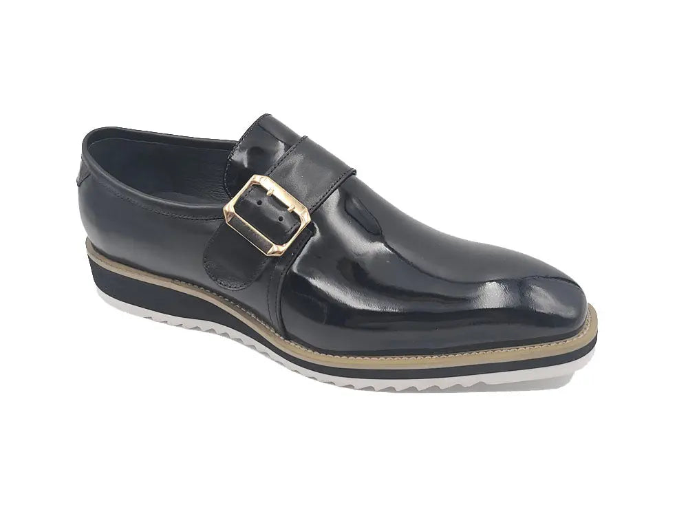 Gorgeous Patent Leather Monkstrap Slip on 35 KS515-38PPURPLE75  - from alligatorwarehouse.com