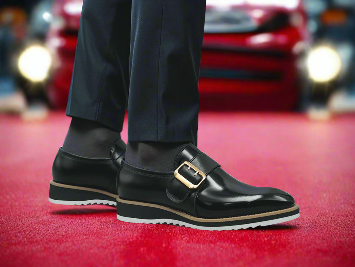 Gorgeous Patent Leather Monkstrap Slip on 31 KS515-38PPURPLE75  - from alligatorwarehouse.com