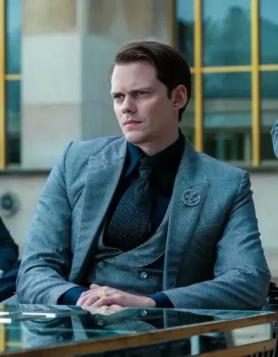 John Wick Chapter 4 Bill Skarsgard Grey Suit 1   - from alligatorwarehouse.com