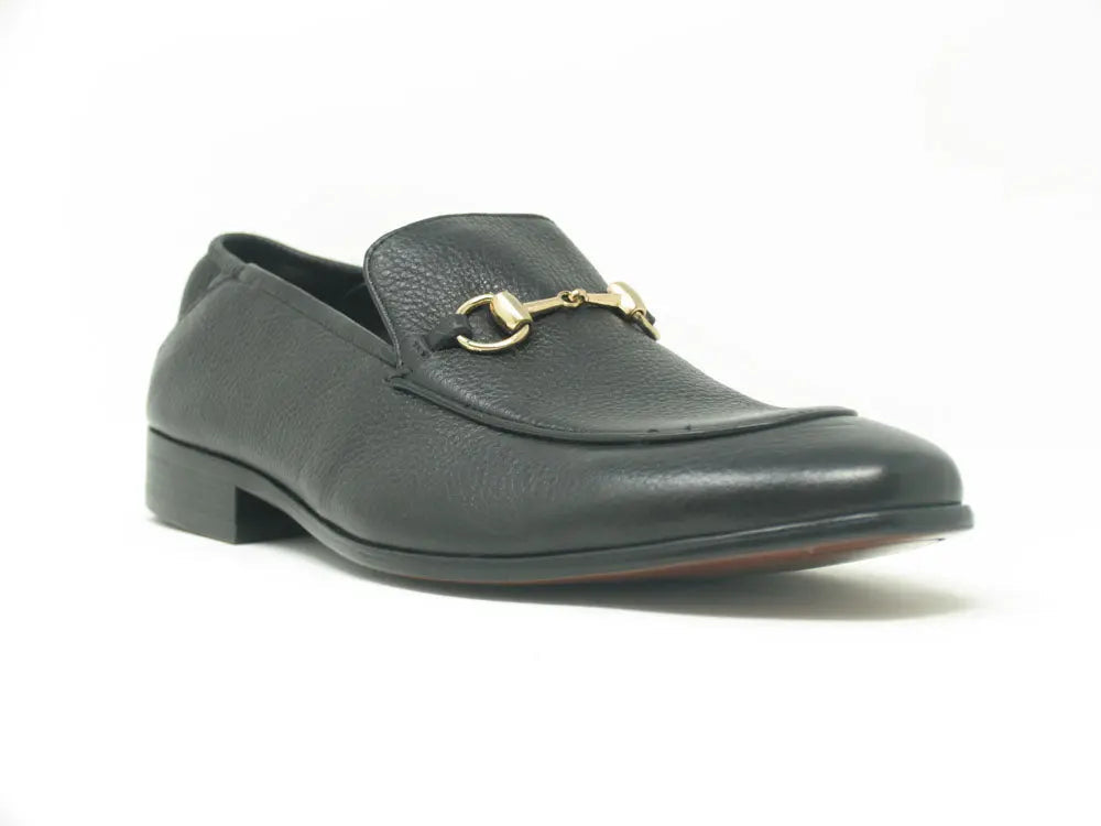 Carrucci KS525-305 Soft Leather Casual Buckle Loafer/Mule