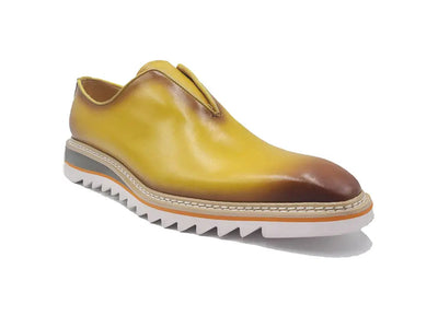Laceless Loafer with Contrast color lightweight sole 3 KS550-08LTYELLOW85  - from alligatorwarehouse.com