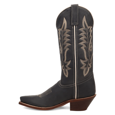 Laredo Carly Navy Leather Women Boots 5 20025_6_M  - from alligatorwarehouse.com