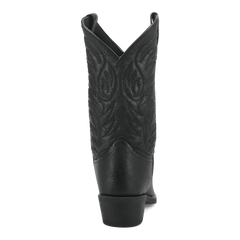 Laredo East Bound Black Pig Skin Leather Boots