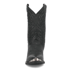 Laredo East Bound Black Pig Skin Leather Boots