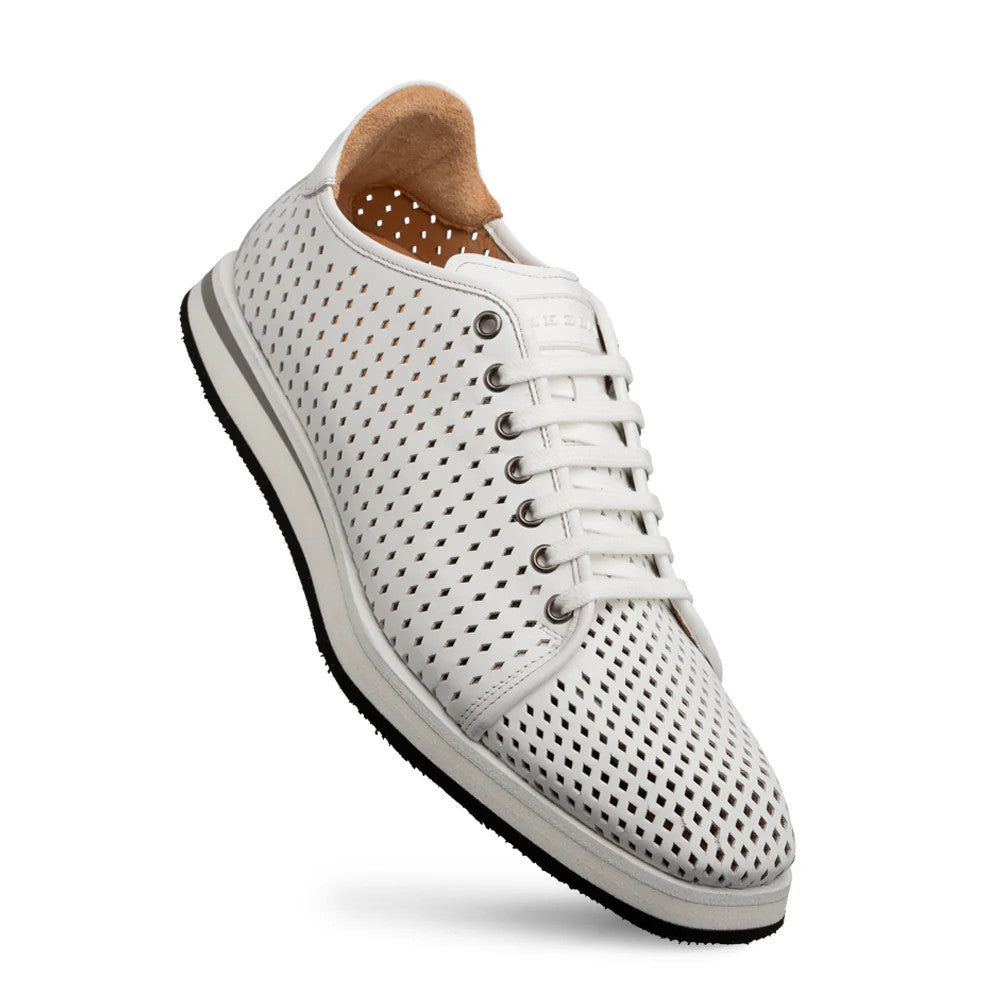 Luce Sneaker Leather White By Mezlan Made In Spain Brand 1   - from alligatorwarehouse.com