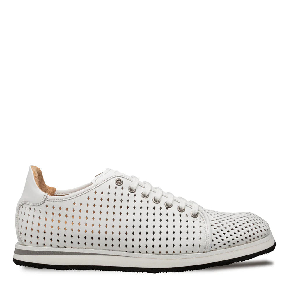 Luce Sneaker Leather White By Mezlan Made In Spain Brand 2   - from alligatorwarehouse.com