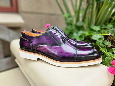 Cap Toe Oxford in Lightweight Sole 8 KS511-11GRAY85  - from alligatorwarehouse.com