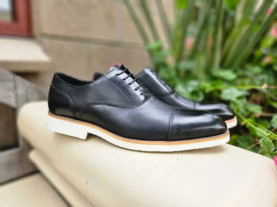 Cap Toe Oxford in Lightweight Sole 11 KS511-11GRAY85  - from alligatorwarehouse.com