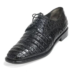 Los Altos Black Genuine Caiman Oxford