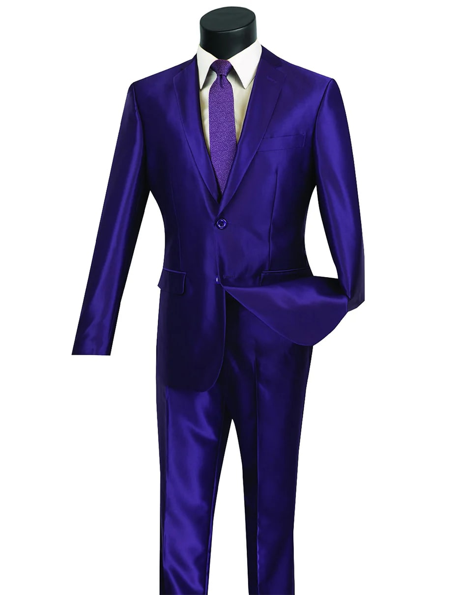 Purple Prom Suit - Purple Prom Outfit - Purple Prom Modern Fit Tuxedo