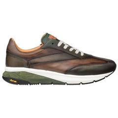Men's Magico Forest/Olive Two-Toned Sneakers By Mezlan Made In Spain Brand