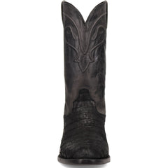 Dan Post Men’s Makara Genuine Caiman Black 13” Medium Round Toe Leather Boot