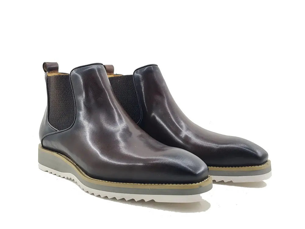 Men's Patina Chelsea Boot 10 KB515-15BURGUNDY75  - from alligatorwarehouse.com