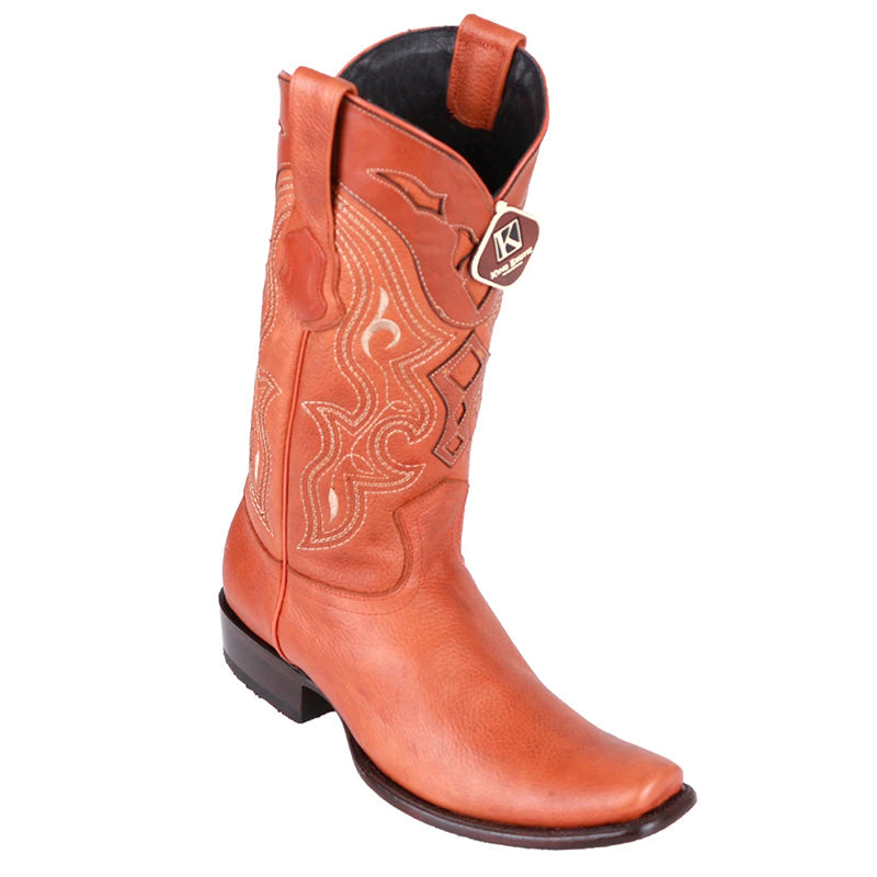 Men's King Exotic Leather Boots Dubai Toe Handcrafted Honey (4792751) 1   - from alligatorwarehouse.com