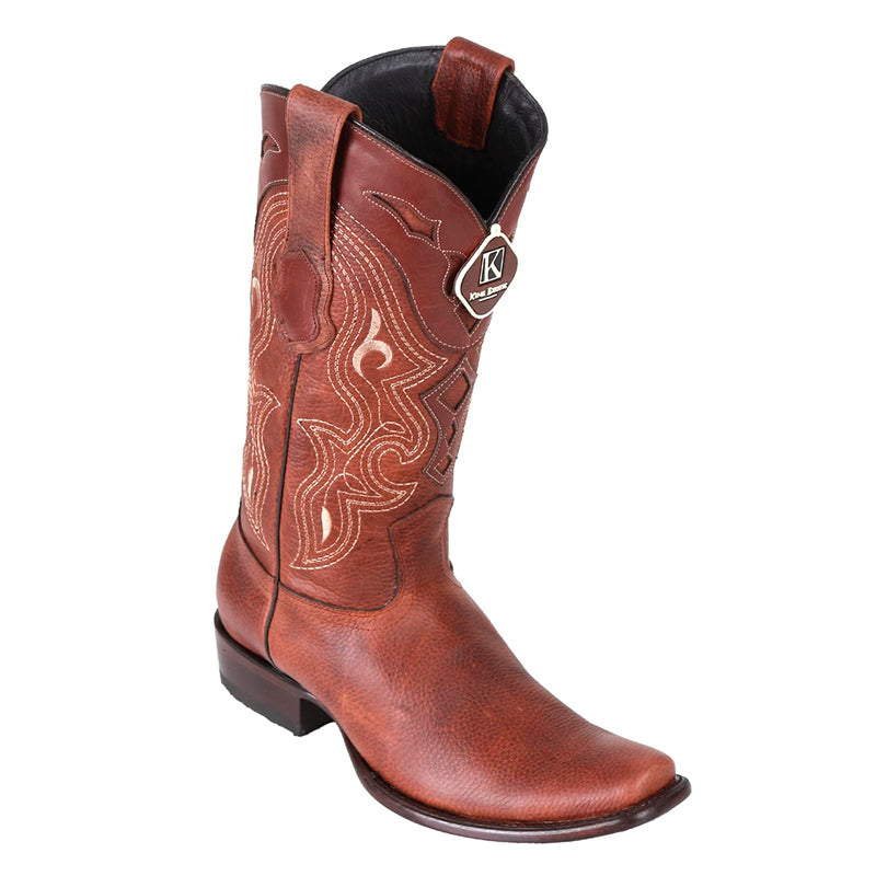 Men's King Exotic Leather Boots Dubai Toe Handcrafted Brown (4792707) 1   - from alligatorwarehouse.com
