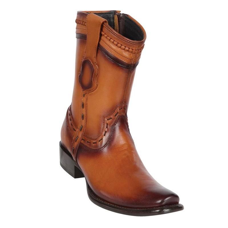 Men's King Exotic Leather Boots Dubai Toe Handcrafted Faded Honey (479B3880) 1   - from alligatorwarehouse.com