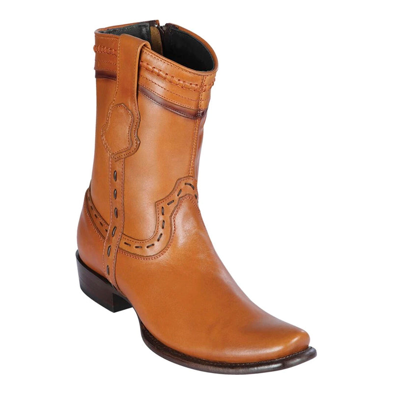 Men's King Exotic Leather Boots Dubai Toe Handcrafted Honey (479B3851) 1   - from alligatorwarehouse.com