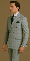 Men’s Rossi Man Milano RM1828 – Slim Fit Modern Suit | Stylish Formal Wear