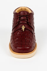 Men's Wild West Boots Caiman and Ostrich Skin Shoe 2ZA050206