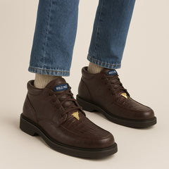 Men's Wild West Boots Caiman and Smooth Ostrich Skin Shoe 2ZA052818