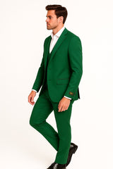Mens Emerald Green 3-Piece Suit ƒ?? Slim Fit Wedding and Formal Suit by Alberto Nardoni
