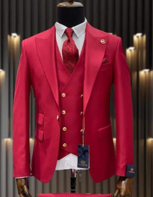 RED DOUBLE BREASTED SUITS Collection - Premium RED DOUBLE BREASTED SUITS at alligatorwarehouse.com
