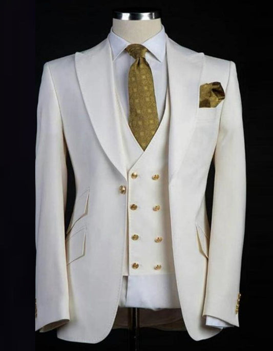 Cream Suits Collection - Premium Cream Suits at alligatorwarehouse.com