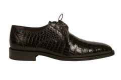 Mens Belvedere Chapo Caiman Crocodile Hornback Dress Shoe
