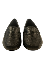 Mens Ostrich Skin Shoes