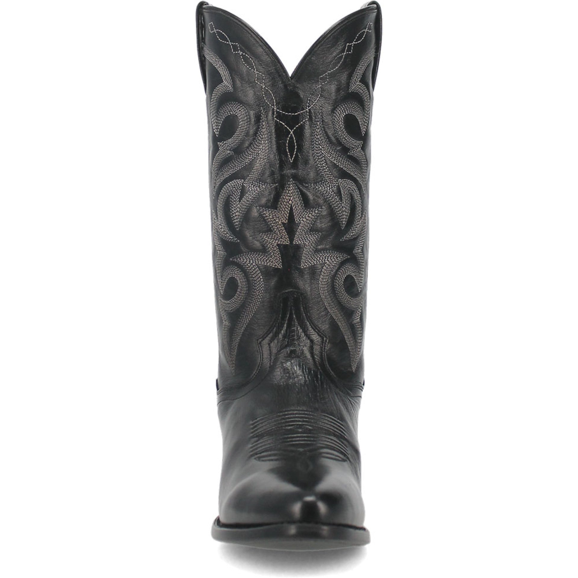 Dan Post Men’s Milwaukee 13 Round Medium Toe Black Leather Cowboy Boot 5 DP2110R_6.5_D  - from alligatorwarehouse.com