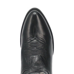 Dan Post Men’s Milwaukee 13 Round Medium Toe Black Leather Cowboy Boot